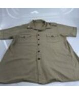 Children&#39;s Vintage Boy Scouts Of America Official Shirt Worn Size Tag 32473 - €10,86 EUR