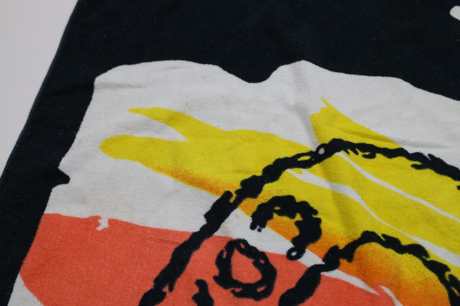 Vintage 90s PCH Pacific Coast Highway Surfing Skateboard Bath Beach Towel Cotton Item image 6