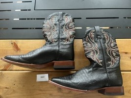 Soto Boots Men&#39;s Lizard Print Square Toe Cowboy Boots H8002 - Size 10.5 - $84.15