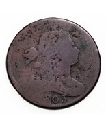 1803 1C Grand Cents En About Bon État, Dure 3 Dates Propre, Porosité - $78.69