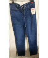 Levi Strauss Signature Jeans Women&#39;s 28x30 Blue Shaping High Rise Straig... - $24.75