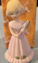 Enesco Growing Up Girls “Blonde Age 5” Porcelain Figurine, 4” - $12.19