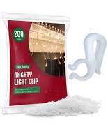 Christmas Light Clips - [Set Of 200] Mini Light Clips For Christmas Ligh... - £20.53 GBP