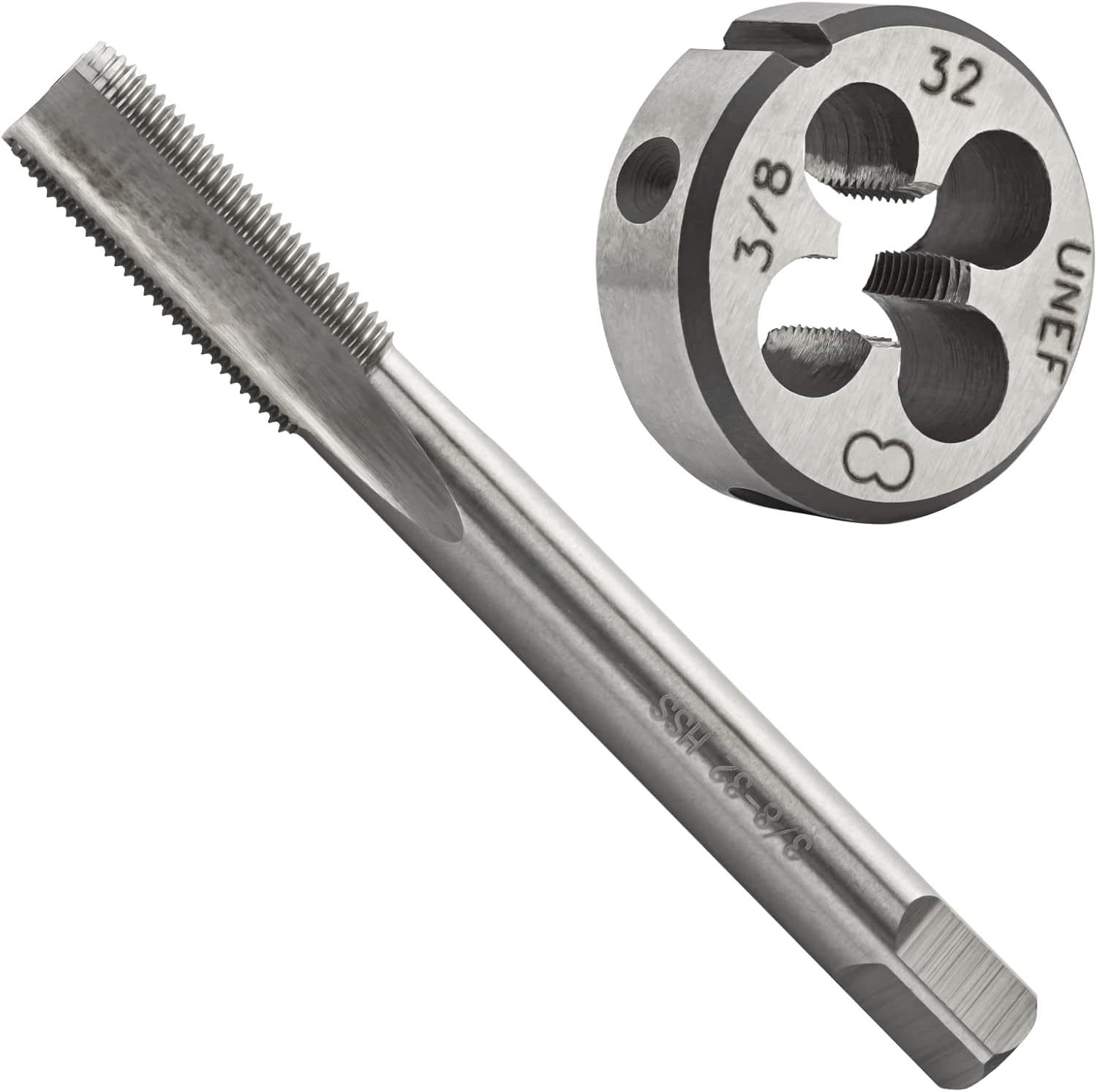 3/8&quot;-32 Unef Hss Tap And Die Set, 3/8 X 32 Unef Machine Thread Tap And Unef - $30.68