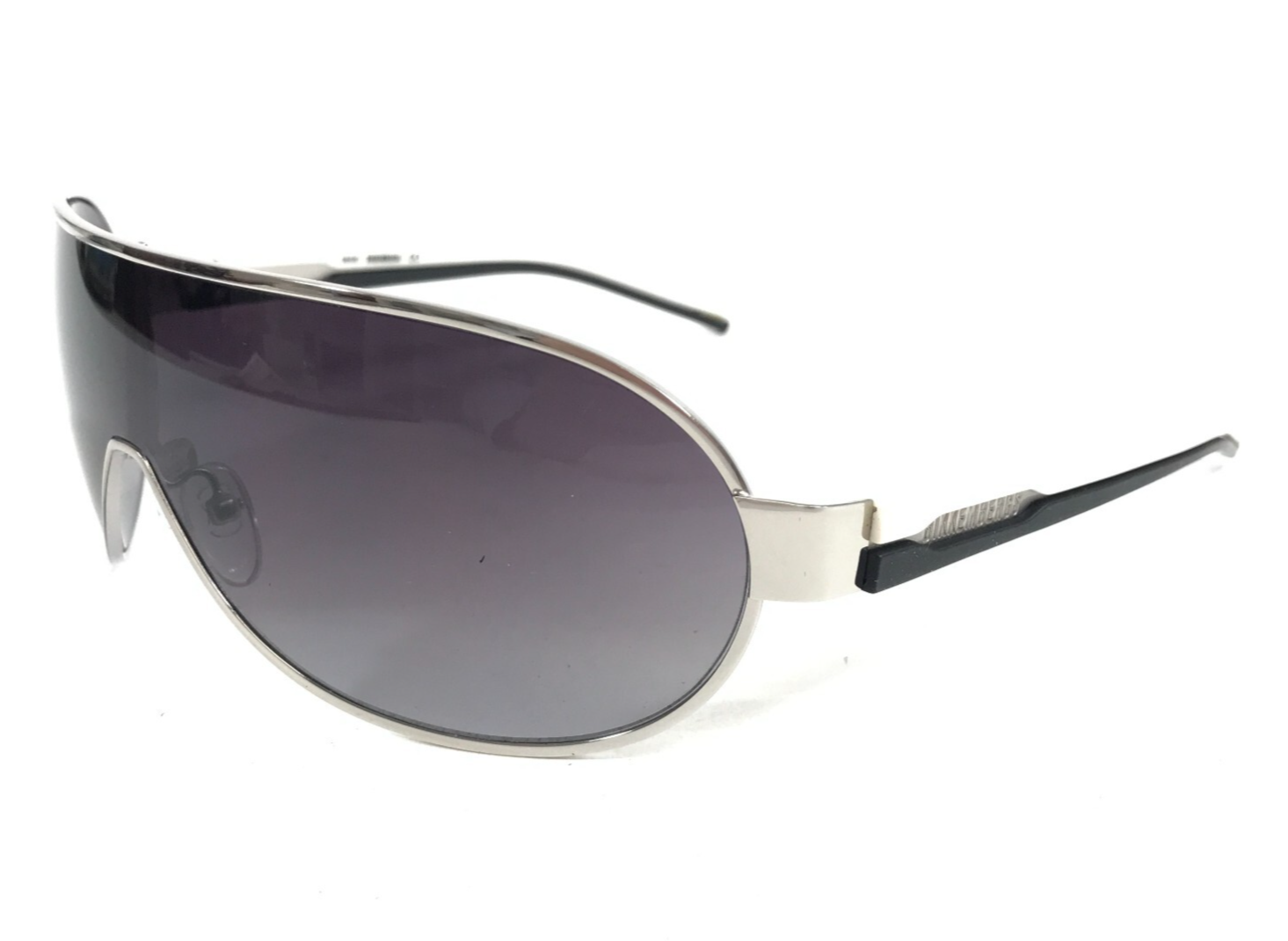 Bikkembergs Sonnenbrille BK58104 Schwarz Silber Rahmen Mit Grau Gradient... - $49.64