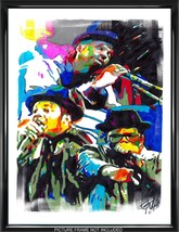 Run DMC Hip Hop Rap Rock Music Poster Print Wall Art 18x24 - £21.24 GBP
