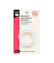 Dritz RES Q TAPE Double Sided Clear Adhesive Tape 3/8in x 5 yds - £4.67 GBP