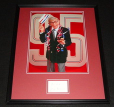 George Burns Signed Framed 16x20 Poster Photo Display B - £116.84 GBP