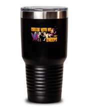 30oz Tumbler Stainless Steel Funny chillin&#39; with my creeps  - £24.31 GBP