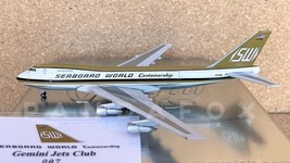 Seaboard World Airlines Boeing 747-200F N701SW Gemini Jets GJSBW078 1:400 RARE - £54.78 GBP