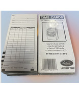 400 cards Pack- Lathem 7000e - 100 Sheets ea  - White -Double-sided Time... - £38.15 GBP