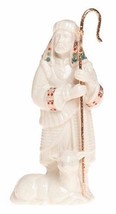 Lenox China Jewels Nativity Shepherd with Staff Figurine Lamb Christmas NEW - £71.92 GBP