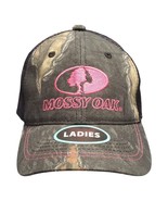 Mossy Oak Baseball Hat Womens OS Pink Multi Camo Hunting Embroidered Sol... - $23.12
