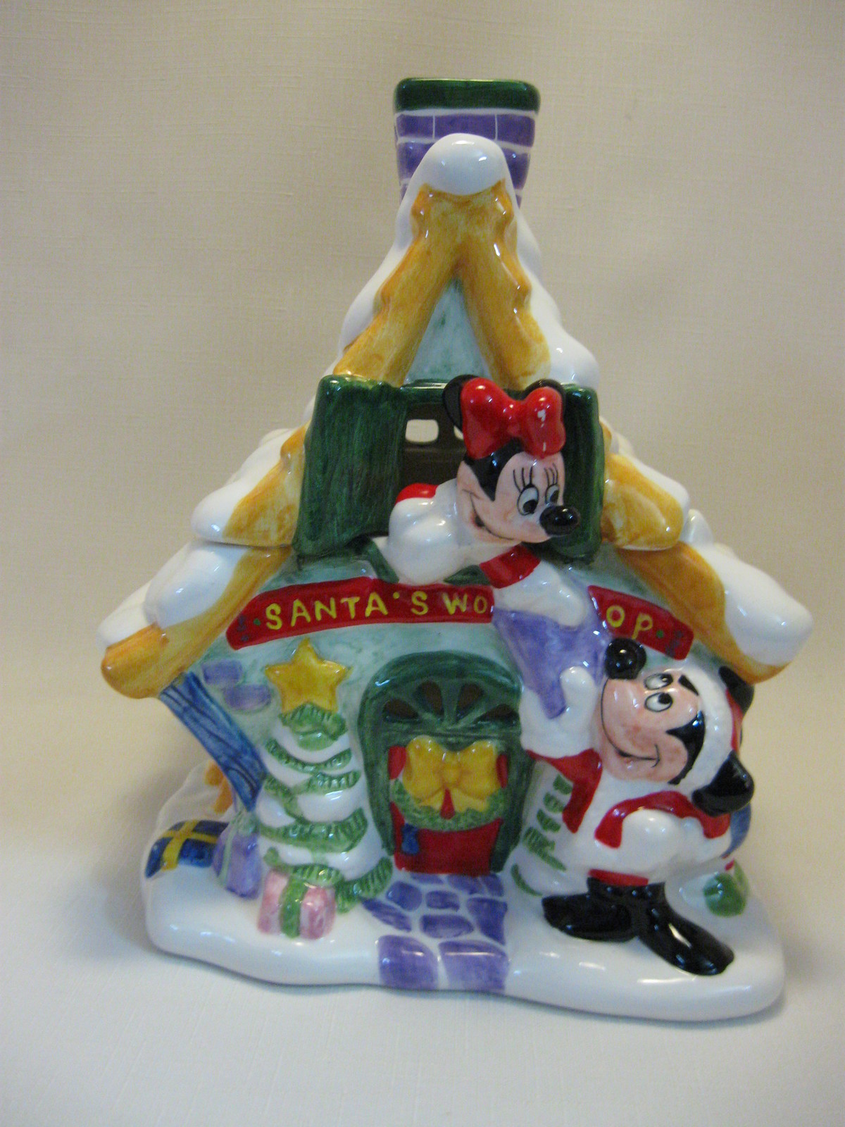 Disney Welcomes 2000 Santa's Work Shop Mickey Minnie Donald Goofy Pluto 1999 - £10.28 GBP