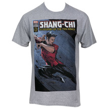Marvel Shang-Chi and The Legend of the Ten Rings Comic Cover T-Shirt Grey - £11.98 GBP