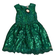 Halabaloo Emerald Green Sparkly Girls Multi-Layer Party Dress NWT Sz 10 - $85.44