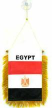 Egypt Mini Flag 4&quot;x6&quot; Window Banner w/suction cup - $2.88