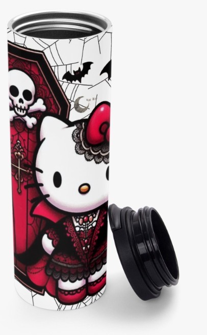 Halloween Dracula - Hello Kitty | 17oz Stainless Tumbler | Free Ship - $33.00