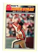 1990 Topps Kmart Super Stars #9 Mike Scott Houston Astros - £2.34 GBP