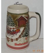 1984 Budweiser Exclusive Collector Series Holiday Beer Stein Mug Clydesd... - €22,04 EUR