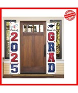 Celebratory Graduation Decorations for Class of 2025 - Tear-Resistant Ba... - $46.81 CAD