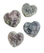 Angel Aura Crystals Mini Hearts Minerals Rocks Set Of 4 - $51.43 CAD