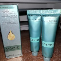 2 Algenist Genius Collagen Calming Relief Cream travel sz  .27 oz 8 mL u... - £20.33 GBP