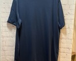 Tek Gear essential  2XLT men t-shirt navy blue poly spandex stretch neve... - $12.86