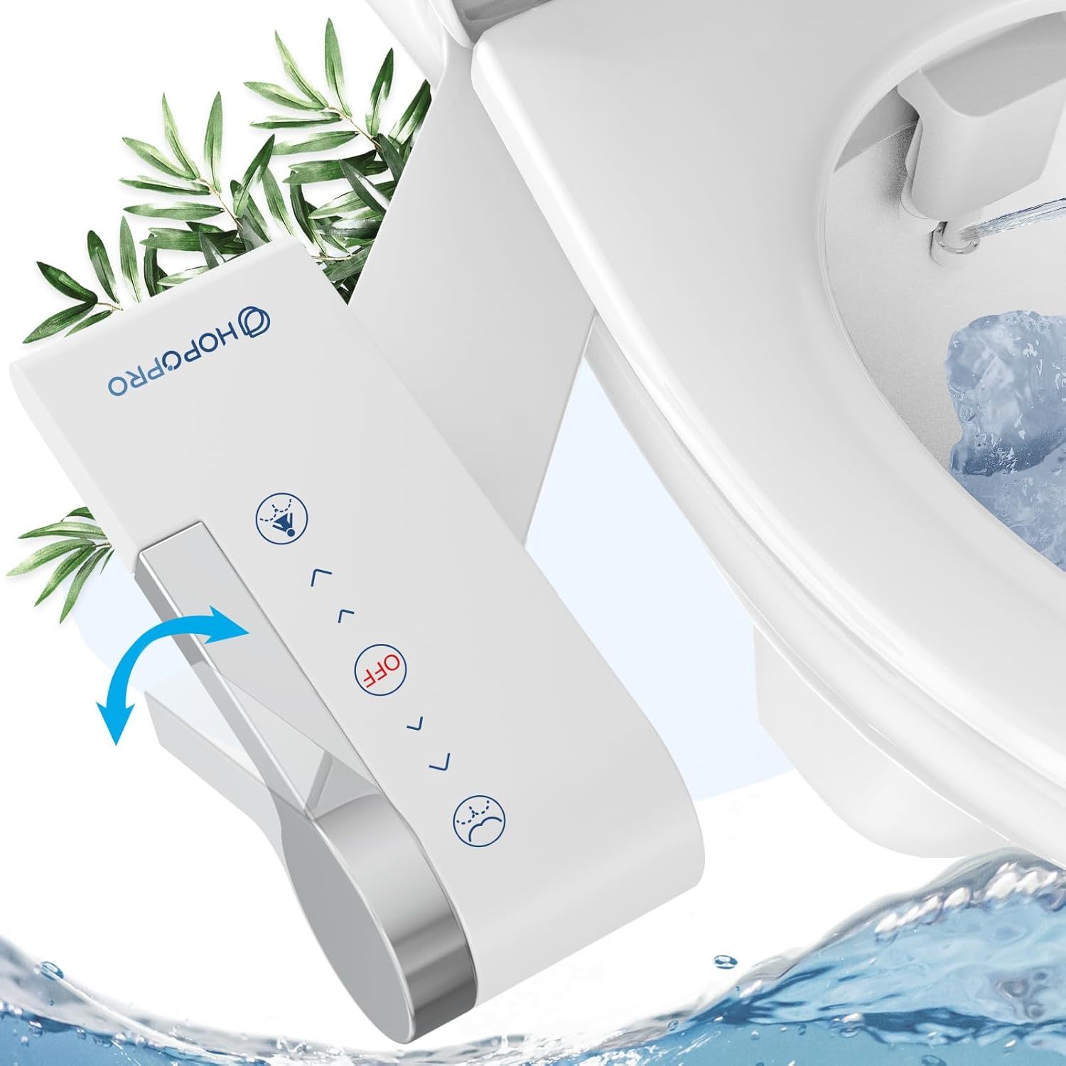 Hopopro Bidet Attachment For Toilet, Non-Electric Bidet Ultra-Slim, Min ... - $44.99
