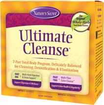Nature&#39;s Secret Ultimate Cleanse 2-Part Total Body Detoxification &amp; Elimination  - £36.67 GBP