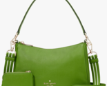 Kate Spade Rosie Shoulder Bag Kelly Green Leather Purse KF086 Turtle NWT... - $148.49