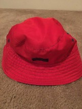 UV SKINZ Toddler Boys Red Bucket Hat Casual Size 4T - £17.93 GBP