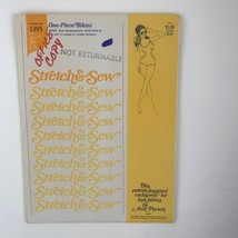 Stretch and Sew 1395 One Piece Swimsuit with Keyhole Cut Outs Pattern 1970s UC - £14.64 GBP