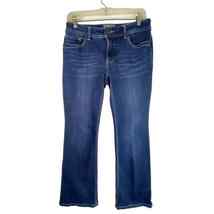 So Slimming Chicos 00 Short Denim Mid Rise Jeans 28x28 Stretch Women Size XS 2 - £8.84 GBP