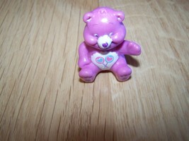 Mini Share Bear Care Bear PVC Toy Cake Topper Lollipops Purple 1.5&quot; - £6.27 GBP