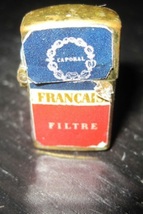 NOVELTY Tiny small CAPORAL FRANCAIS Filter Brand Cigarettes Petrol Lighter - $14.99