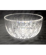 ROYAL DALTON 8” Cut Crystal Serving Bowl VICTORIA Crisscross &amp; Fan - Cir... - $40.57 CAD
