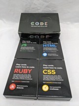 Code Playing Cards Learn How To Code Card Games - £41.99 GBP