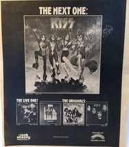 Kiss Destroyer Album AD 1976 Vintage Artwork Hard Rock Music + Alive &amp; Originals - £32.70 GBP