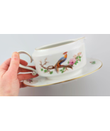 H &amp; C Selb Heinrich gravy boat Bird of paradise Bavaria Germany 1930s vt... - £24.21 GBP