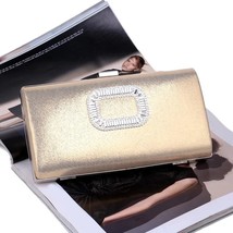 Fashion Rhinestones Women Evening Bags with Chain  Handbags Phone Case Day Clutc - £54.14 GBP