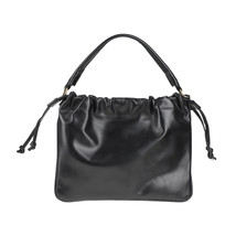 Corsia Italian Made Genuine Black Leather Crossbody Bag Purse Small - £200.84 GBP
