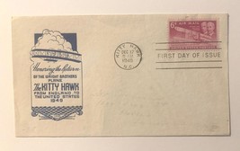 Honoring Return of the Wright Brothers Plane From Eng to US Mail Cover 1949 - £5.92 GBP
