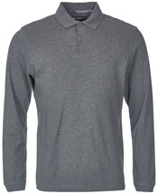 BARBOUR Mens Sports Polo Long Sleeve Shirt Slate Grey Size XL $100 - NWT - £28.70 GBP