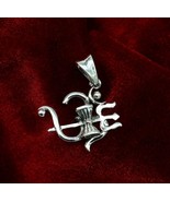 925 sterling silver customize vintage antique style AUM &amp; Tridant pendan... - $738.59 MXN