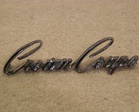 1966 CHRYSLER IMPERIAL CROWN COUPE EMBLEM # 2483446 - £35.39 GBP