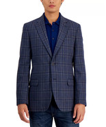 NAUTICA Mens Modern Fit Plaid Tweed Sport Coat Branford Blue Size 40R $2... - £69.99 GBP