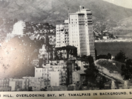 Postcard San Francisco Russian Hill with Mt Tamalpais CA RPPC - £17.72 GBP