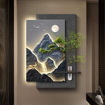 interoknack Luxury Pine Tree 3D Wall Art with LED and Hydroponic Vase, M... - $998.00