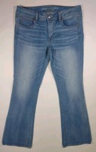 American Eagle Outfitters Stretch Kickboot Stretch Womens Jeans 12 Reg 3... - $21.19